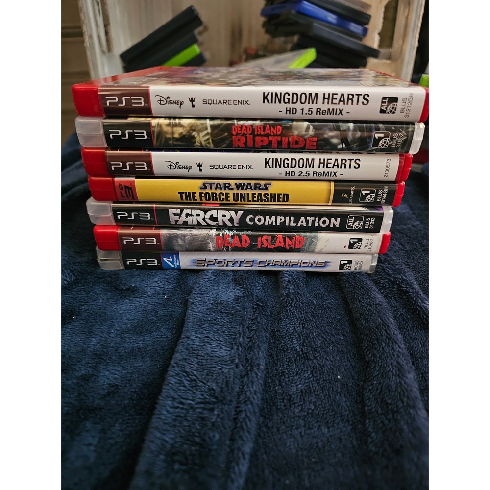 Lot of 7 Sony PlayStation 3 PS3 Game Cases with Artwork No Games Included